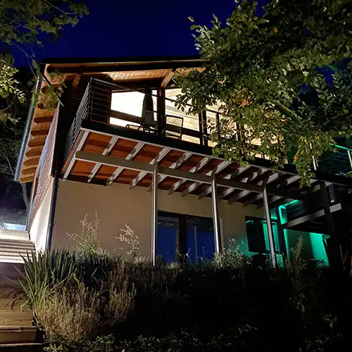 Dombház Visegrád este